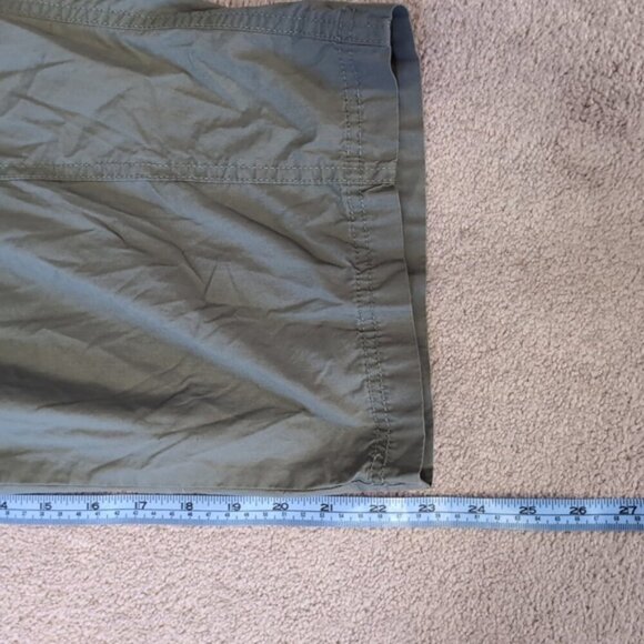 Columbia Army Outdoor Hiking Utiliy Cropped Stretch Cargo Capri Pants 3X - Picture 4 of 5